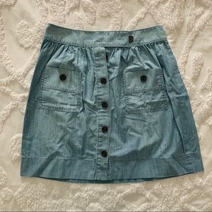 J Crew Jean Skirt